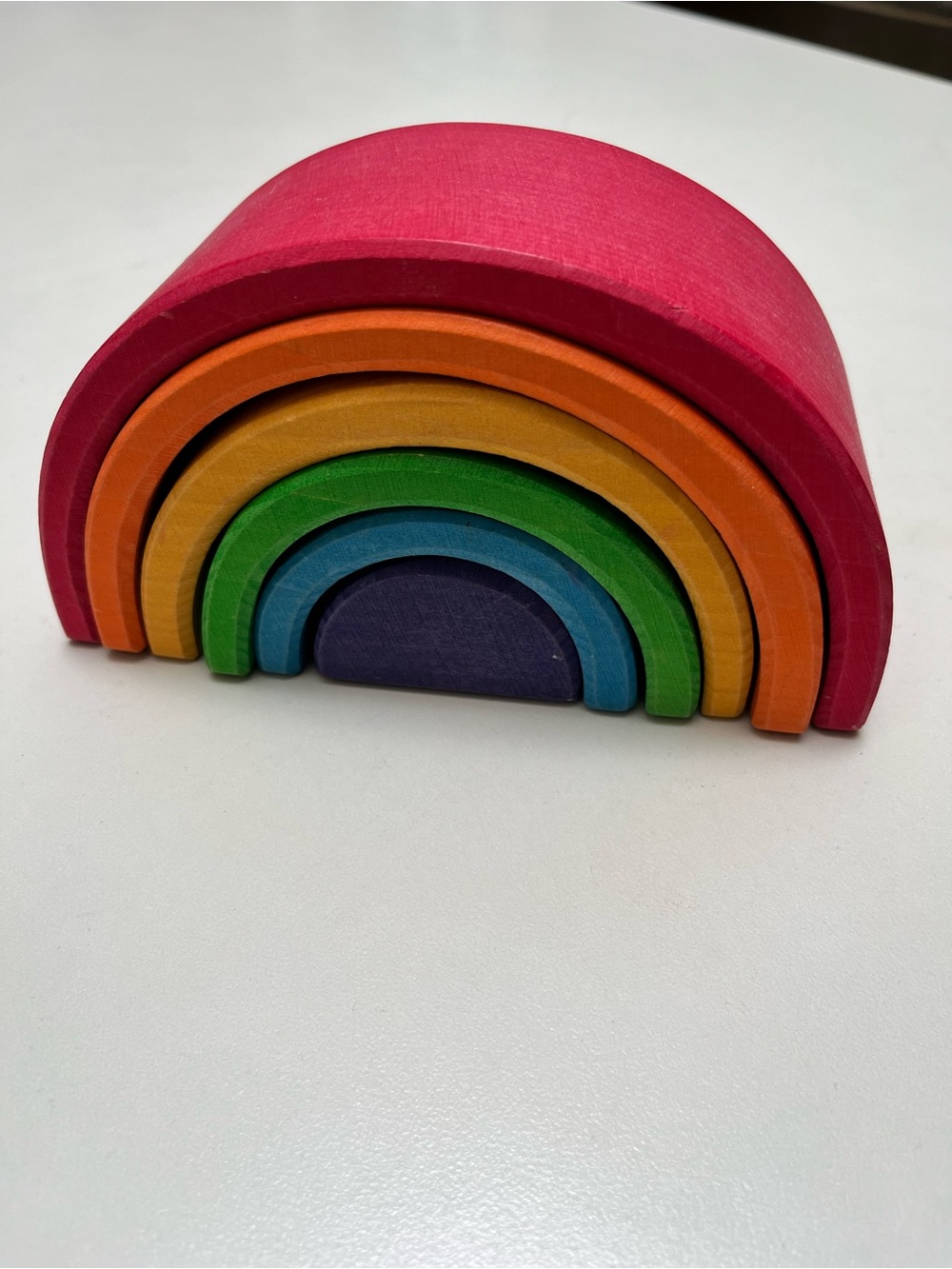 Grimm’s stacking rainbow toy